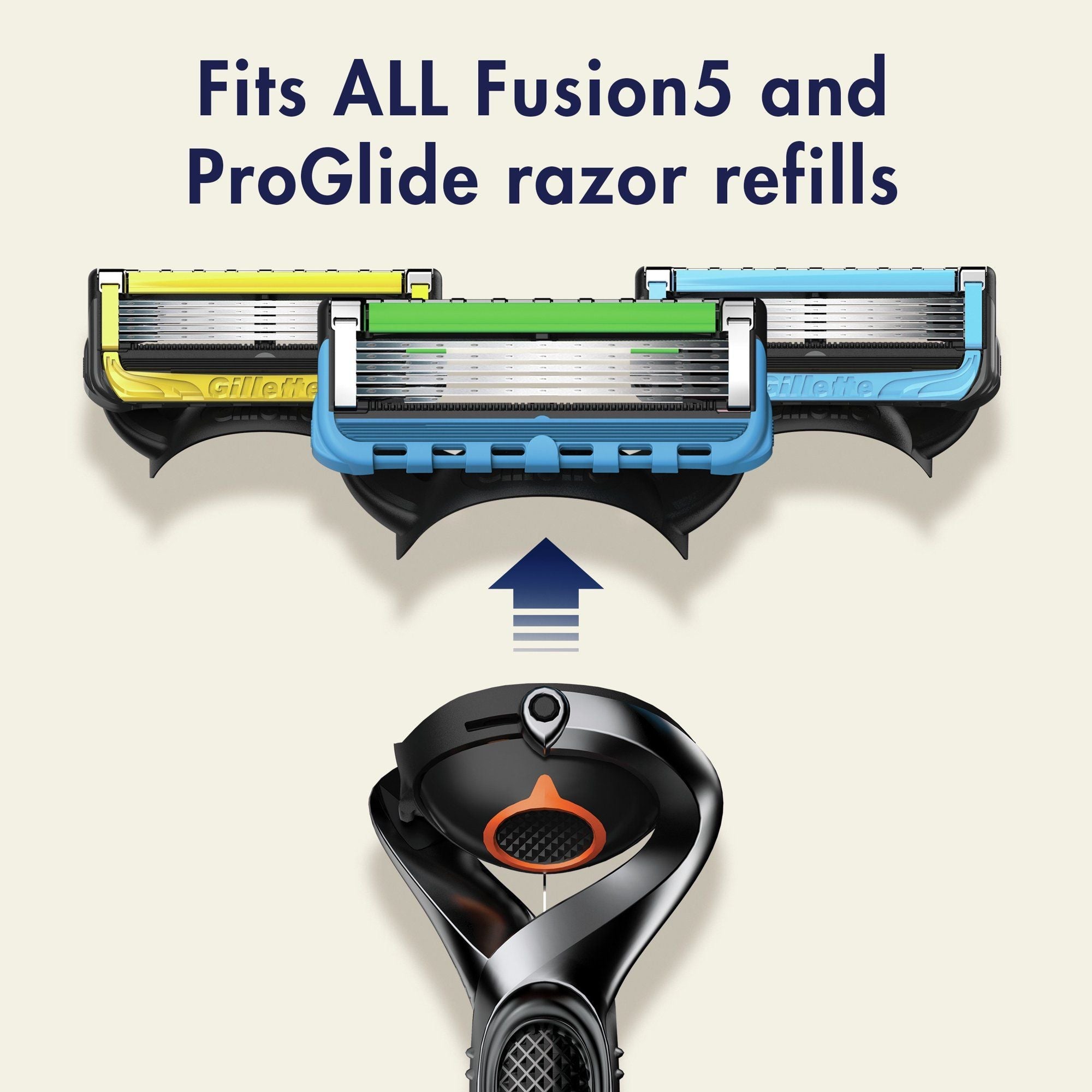 Gillette ProGlide Men's Razor Handle + 2 Blade Refills EasyOptionXY LLC