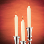 SPAAS Ivory Taper Candles - 14 Pack | 9 Inch Tall Candles, Unscented Premium Wax | 8 Hour Long Burning Ivory Candlesticks for Home Decoration, Wedding, Holiday and Parties