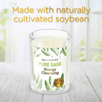 Magnificent 101 Long Lasting Pure Sage Scented Smudge Candles | 6 Oz - 30 Hour Burn | All Natural & Organic Soy Wax Candle with Essential Oils for House Energy Cleansing, Purification & Manifestation