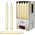 7 Inch Ivory Taper Candles 6 Hour Burning Candle Decorate Your Dinner Wedding Table Dripless&nbsp;and Smokeless Candle Unscented Fits Most candlesticks -20 Pack Household Candles