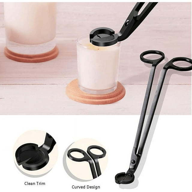 Candle Wick Trimmer, Candle Cutter Stainless, Candle Wick Cutter, Steel Wick Clipper Scissor Candle Tool for You to Safely Remove The Cut Wick, controllable The Candle Flame and Cleaner Burn EasyOptionXY LLC