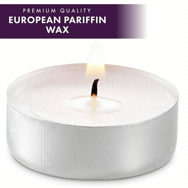 Votive Unscented Tea Lights Candles 100 Pack Bulk Tea Candles Small Votive Mini White Tealight Candles for Home Centerpieces Shabbat Weddings Emergencies