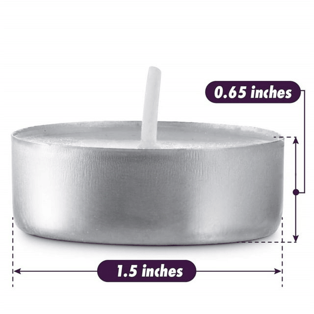 Votive Unscented Tea Lights Candles 100 Pack Bulk Tea Candles Small Votive Mini White Tealight Candles for Home Centerpieces Shabbat Weddings Emergencies