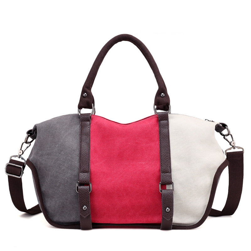 Canvas handbag Pi-Mart