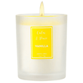 Briful Vanilla Scented Candles Long Lasting Glass Jar Soy Candle for Stress Relief,Candle Wax 6 oz White