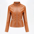 Women's motorcycle leather jacket Pi-Mart