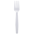Karat PP Plastic Extra Heavy Weight Forks - White - 1,000 ct