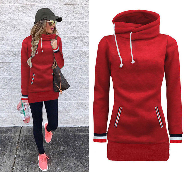 Long Sleeve Pullover Hoodie Pi-Mart