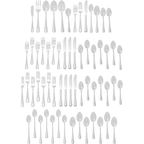 Oneida flatware 62-piece Set for 8 Flatware H081062A Tress Serving Set EasyOptionXY LLC