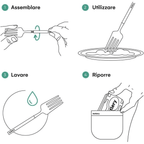 Portable & Reusable Stainless Steel Travel Cutlery Set And Reusable Chopsticks EasyOptionXY LLC