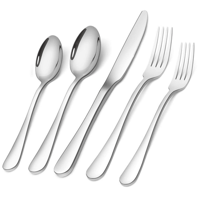 Wooden Travel Cutlery Bamboo Set With Travel Case - Reusable Flatware EasyOptionXY LLC