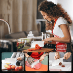 Lux Decor Kitchen Butcher Knife Stainless Steel - 7 Inch Multi Purpose Best for Home Kitchen and Restaurants Chef Knife Heavy Duty Chopper Meat Cleaver EasyOptionXY LLC