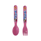 4pcs Disney Cinderella Flatware Set - Pink Color Kids Froks And Sppon Set EasyOptionXY LLC