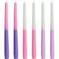 FCMSHAMD 10'' Lavender Scented Taper Candles - Dripless (6 Pack) EasyOptionXY LLC