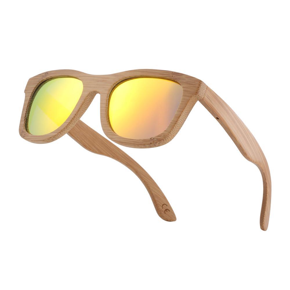 Handmade Bamboo Wood Luxury Retro Men and  Women Polarized Sunglasses Beach Wooden Glasses Oculos de sol With UV400 Protection l - SJB-DIAMOND ELITES