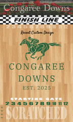 The Horse Race Party Game Brown Striped Track Edition - SJB-DIAMOND ELITES