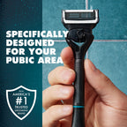 Gillette Intimate Groin Razor Cartridges; 4 Razor Blade Refills EasyOptionXY LLC