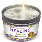 Magnificent 101 Healing 6oz Natural Soy Aromatherapy Wholeness Intention Candle with Sage, Palo Santo, and Lavender EasyOptionXY LLC