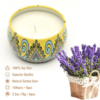 Scented Candles Gift Set, 6 Pack Jar Aromatherapy Candle for Women, Each Candle Burns for 15 h EasyOptionXY LLC