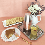 JL Prime 120 Piece Rose Gold Plastic Silverware Set, Re-Usable Recyclable Plastic Cutlery, 40 Forks, 40 Spoons, 40 Knives, Great for Wedding, Anniversary, Rehearsal, Shower Events