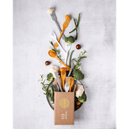 KNORK Eco 12 Piece (Fork, Knife, Spoon) Biodegradable Bamboo Reusable Flatware Set EasyOptionXY LLC