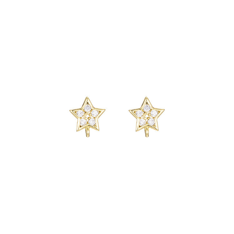 Gold Star Hoop Earrings for Women earringEarrings for WomenGold Star EarringsGold Star Earrings for WomenStar Earrings for Women SHOMICOBOUTIQUE
