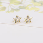 Gold Star Hoop Earrings for Women earringEarrings for WomenGold Star EarringsGold Star Earrings for WomenStar Earrings for Women SHOMICOBOUTIQUE
