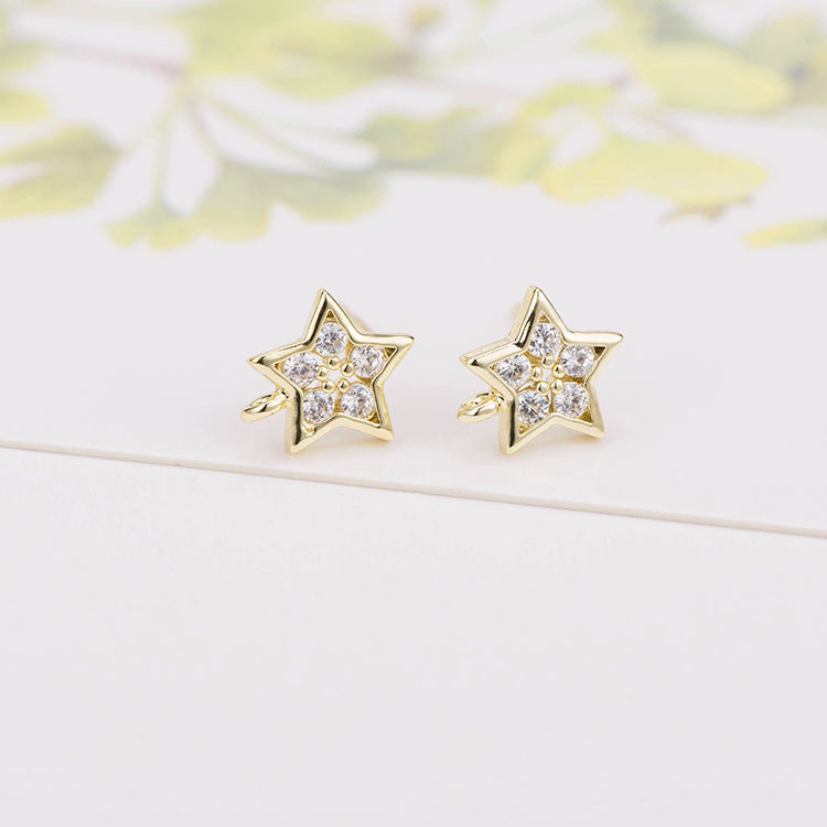 Gold Star Hoop Earrings for Women earringEarrings for WomenGold Star EarringsGold Star Earrings for WomenStar Earrings for Women SHOMICOBOUTIQUE