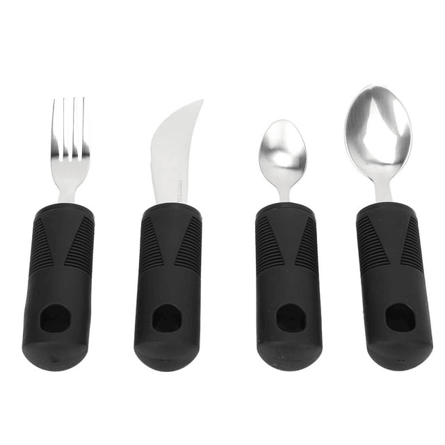 Weighted Utensils, Weighted Design Parkinsons Utensils 4 Pieces For EasyOptionXY LLC