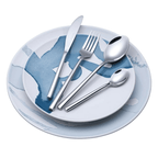 EXZACT Forged Flatware 24pcs - Heavy Highquality Stainless Steel Silverware