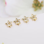 Gold Star Hoop Earrings for Women earringEarrings for WomenGold Star EarringsGold Star Earrings for WomenStar Earrings for Women SHOMICOBOUTIQUE