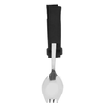 Eating Aids Cutlery, Adaptive Spoon Weighted Handle Stainless Steel Prevent Slip Easy Grip Drop Resistant With Strap For Elderly For