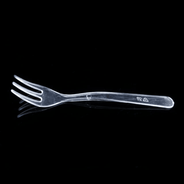 Loreso Mini Plastic Clear Dessert Forks For Fruit Dessert and Frozen Cakes - Disposable, BPA Free, Reusable 3.8 Inches EasyOptionXY LLC