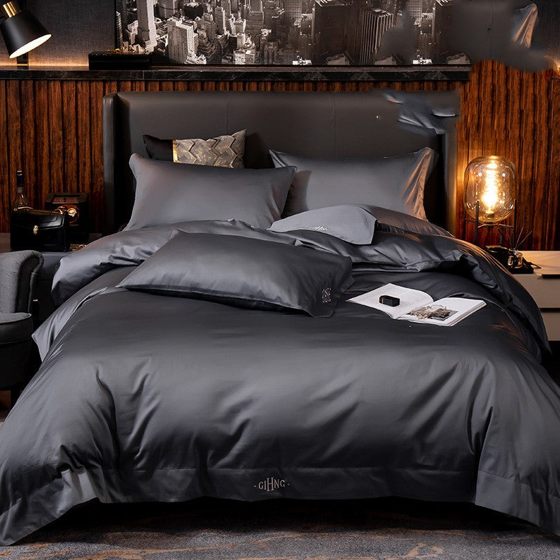 Four-piece long-staple cotton cotton duvet cover sheet Pi-Mart