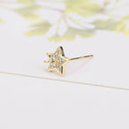 Gold Star Hoop Earrings for Women earringEarrings for WomenGold Star EarringsGold Star Earrings for WomenStar Earrings for Women SHOMICOBOUTIQUE