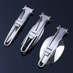 Cutlery Set,Portable Picnic Tableware,Stainless Steel Folding Camping Picnic Cutlery Set,1 Knife, 1 Fork,1 Spoon,1 Bag EasyOptionXY LLC