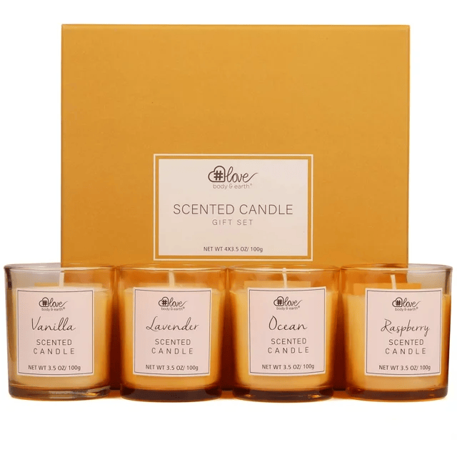 Be Love Home Scented Candles Christmas Gift Set, Natural Soy Wax for Women Meditation, Bath, Yoga EasyOptionXY LLC