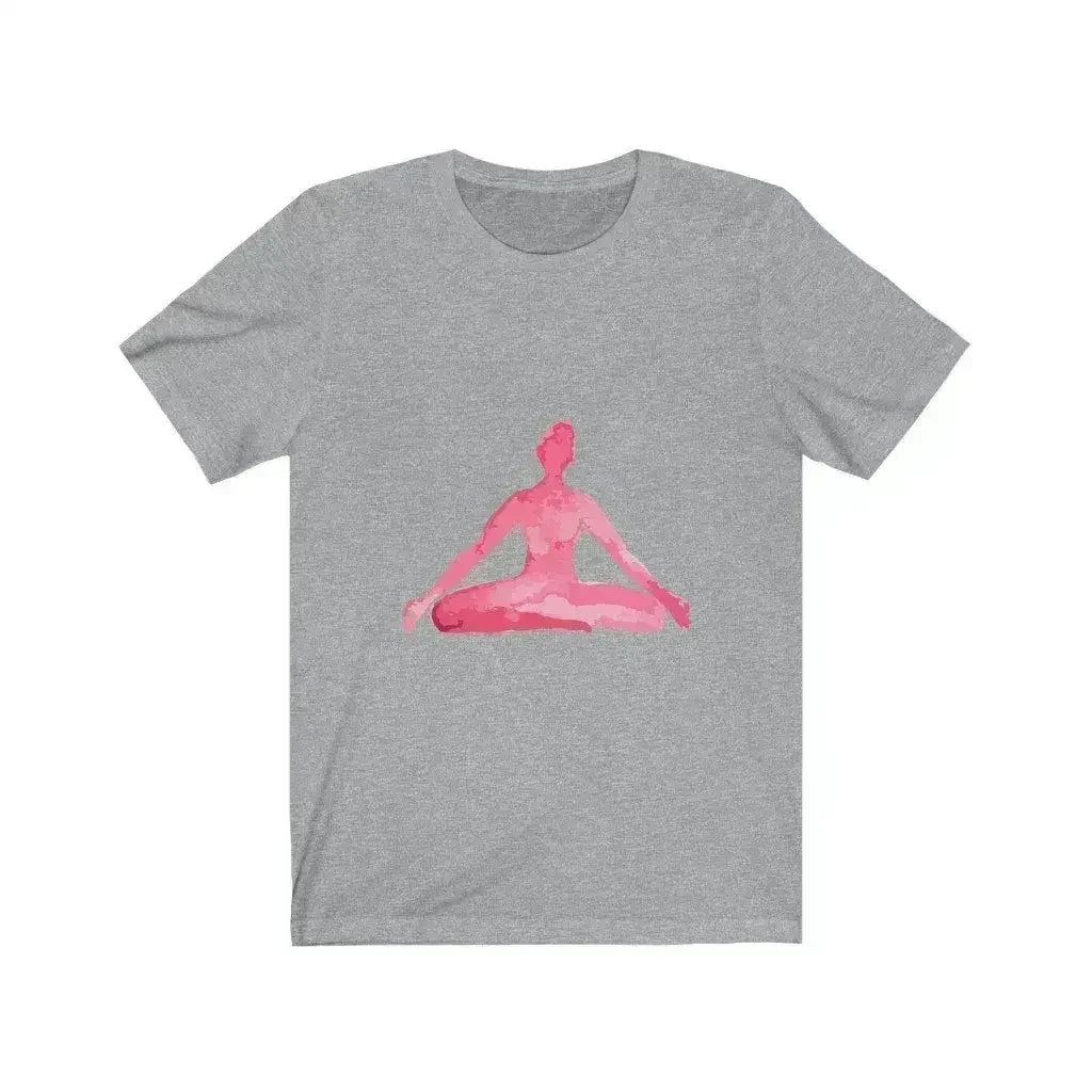 Yoga Meditation Pose Print T-Shirt - SJB-DIAMOND ELITES