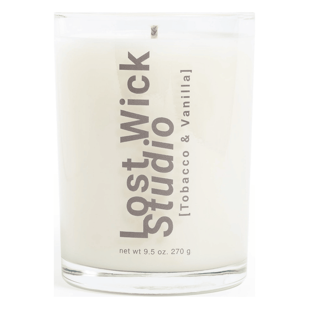Lost Wick Studio - Tobacco & Vanilla, Premium Scented Candle with Organic Coconut Wax, 9.5Oz