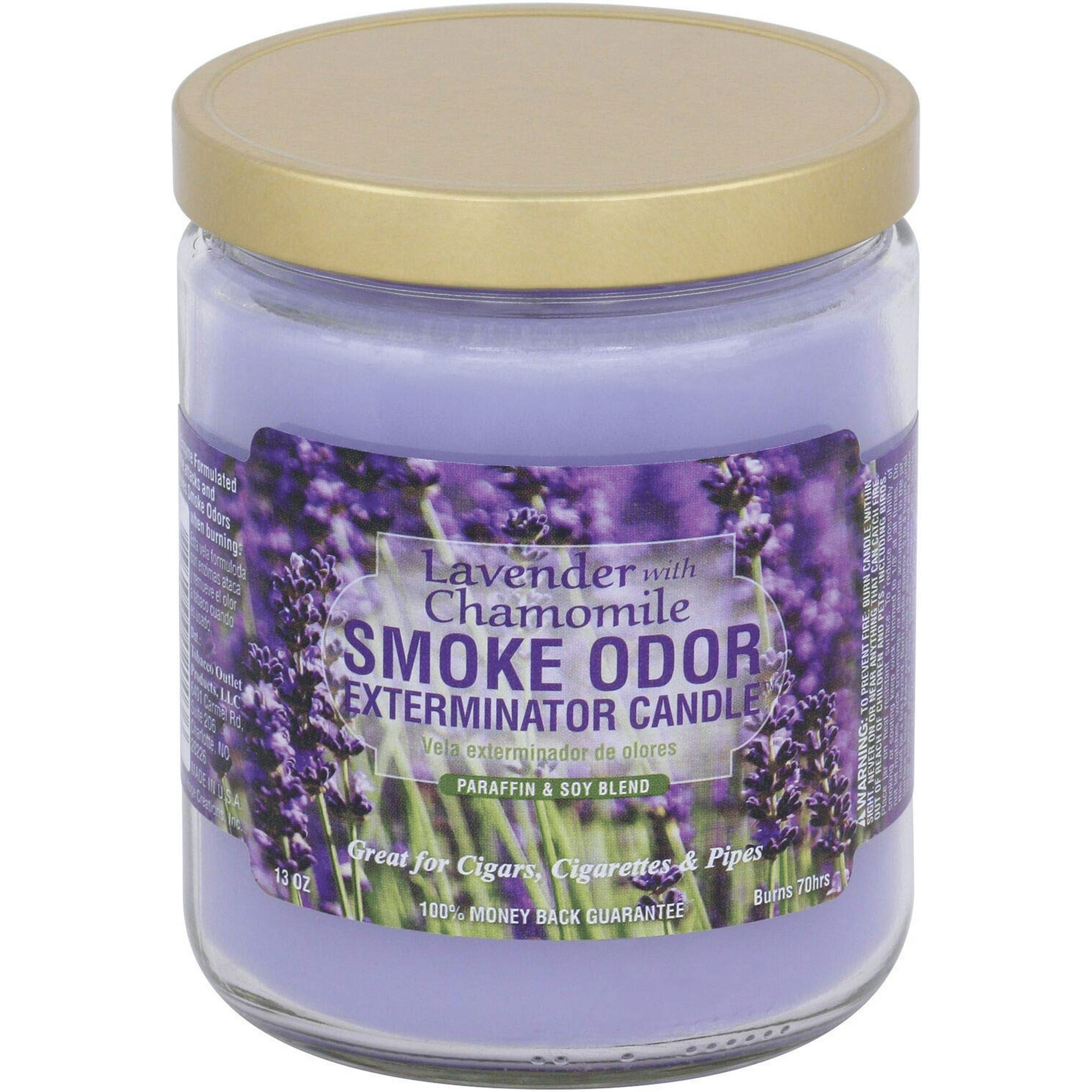 Smoke Odor Exterminator 13oz Jar Candle, T rippy Hippie, 13 oz,