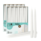 Bolsius Unscented White Taper Candles 10 Inch 60 Pack Wedding Home D¨¦cor