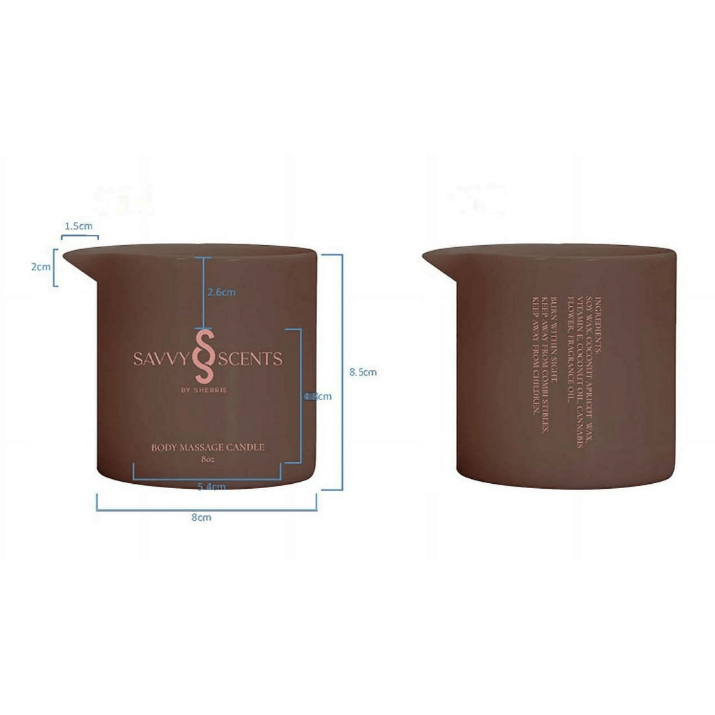 Savvy Scents by Sherrie Body Massage Candle, Pinyon, Patchouli, 8 ounces