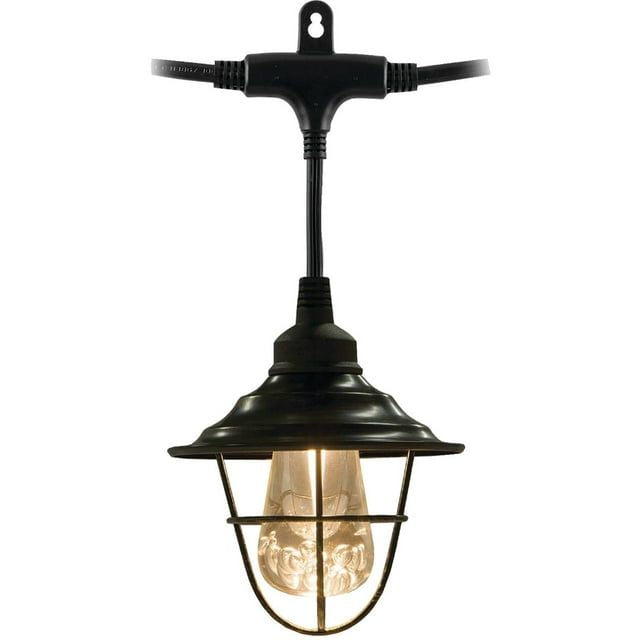 Enbrighten Accessory Lens Shades for Enbrighten Caf¨¦ String Lights, 6 Oil-Rubbed Bronze Cage Shades EasyOptionXY LLC