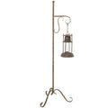 DecMode 16"W, 54"H Metal Rustic Lantern, Rust, 1-Piece EasyOptionXY LLC