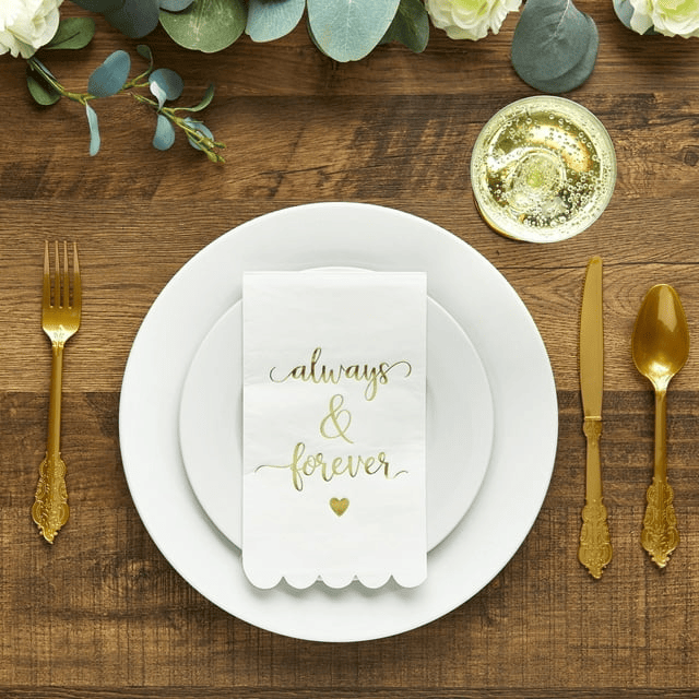 Antique Gold Plastic Cutlery for Wedding, Forks, Knives, Spoons (Serves 50, 150 Pack) EasyOptionXY LLC