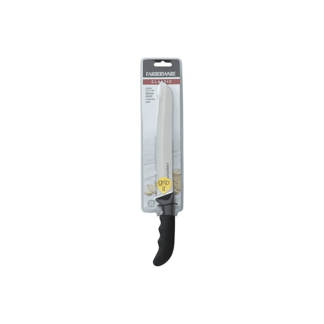 Farberware Comfort Grip 8-inch Bread Knife in Black EasyOptionXY LLC