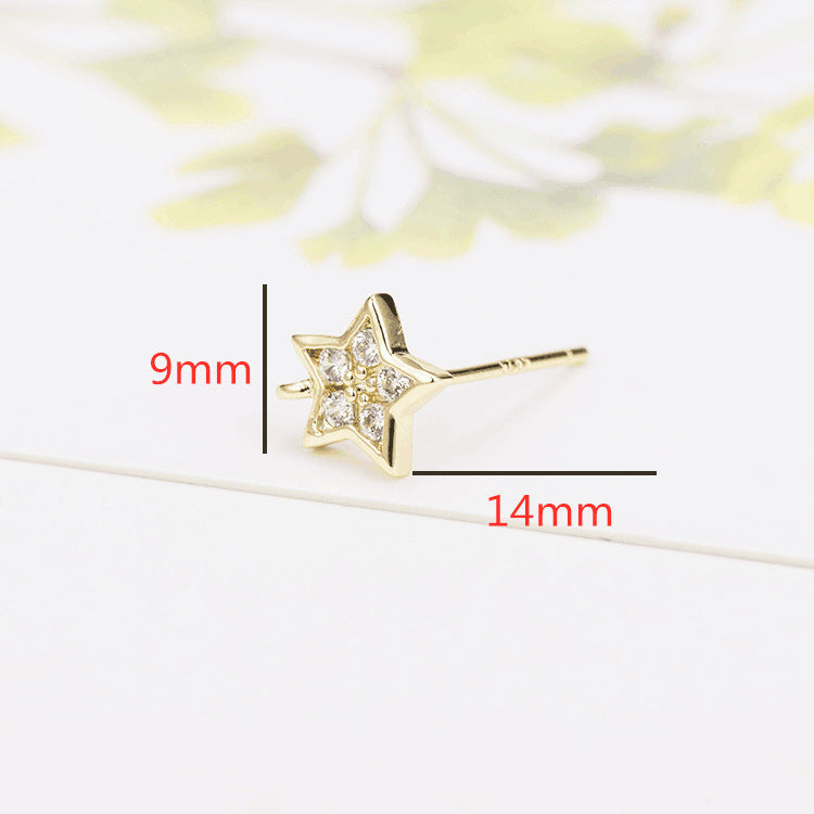 Gold Star Hoop Earrings for Women earringEarrings for WomenGold Star EarringsGold Star Earrings for WomenStar Earrings for Women SHOMICOBOUTIQUE