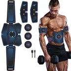 Abdominal muscle training with EMS fitness equipment Pi-Mart