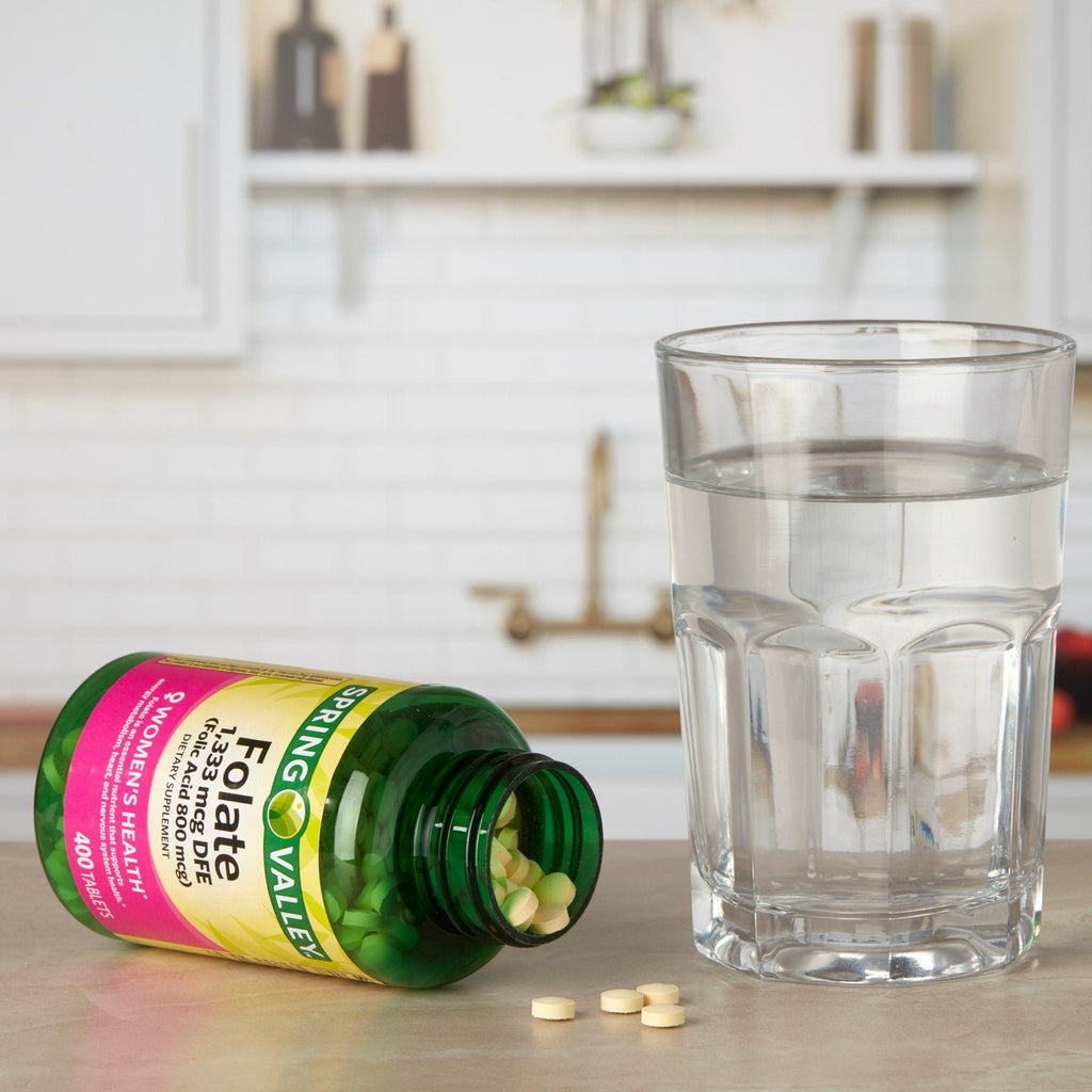 Spring Valley Folate Dietary Supplement; 1; 333 mcg; 400 Count EasyOptionXY LLC