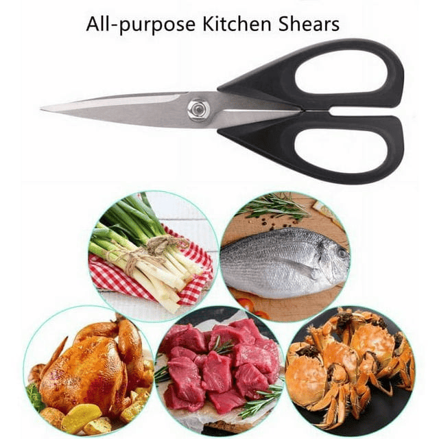 McCook MC39 Knife Set with Built-in Sharpener, 14-Piece Triple Rivet Cutlery Knife Block Set EasyOptionXY LLC